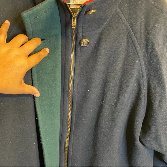 Peter James Wool and Cashmere Coat Medium - Picture 10 of 13